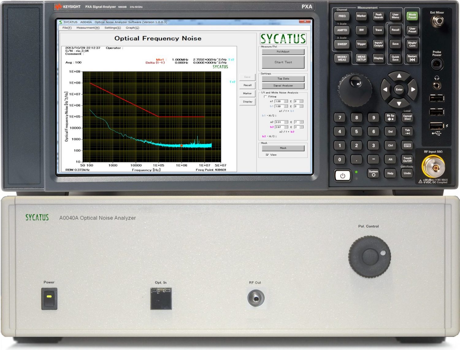 A0040A Optical Noise Analyzer