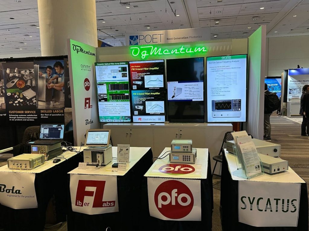 OFC 2025 展示会の様子